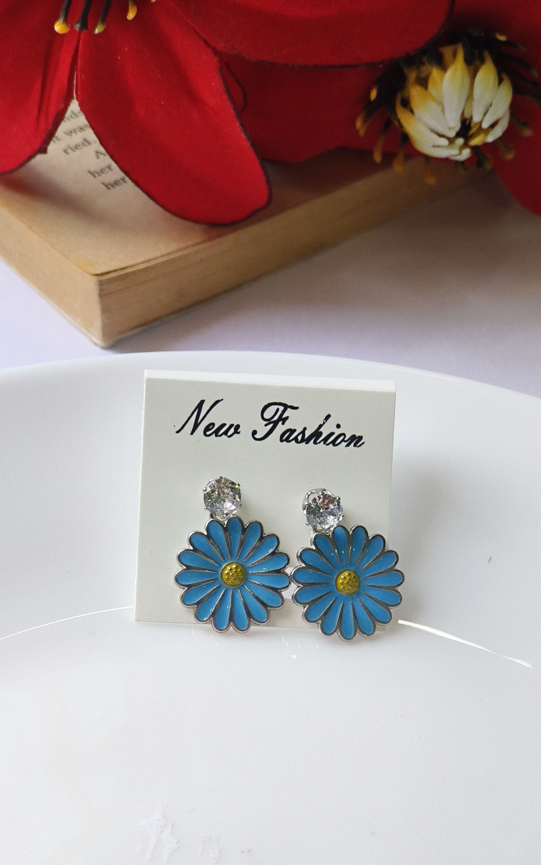 Daisy flower earring