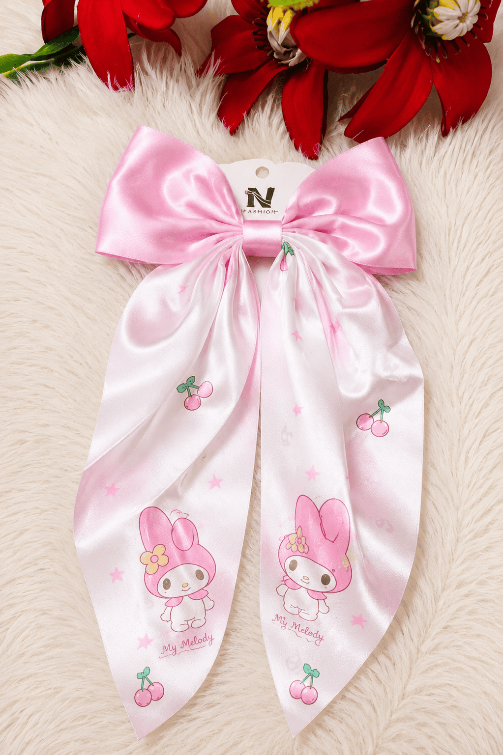 Bow tail hair clip