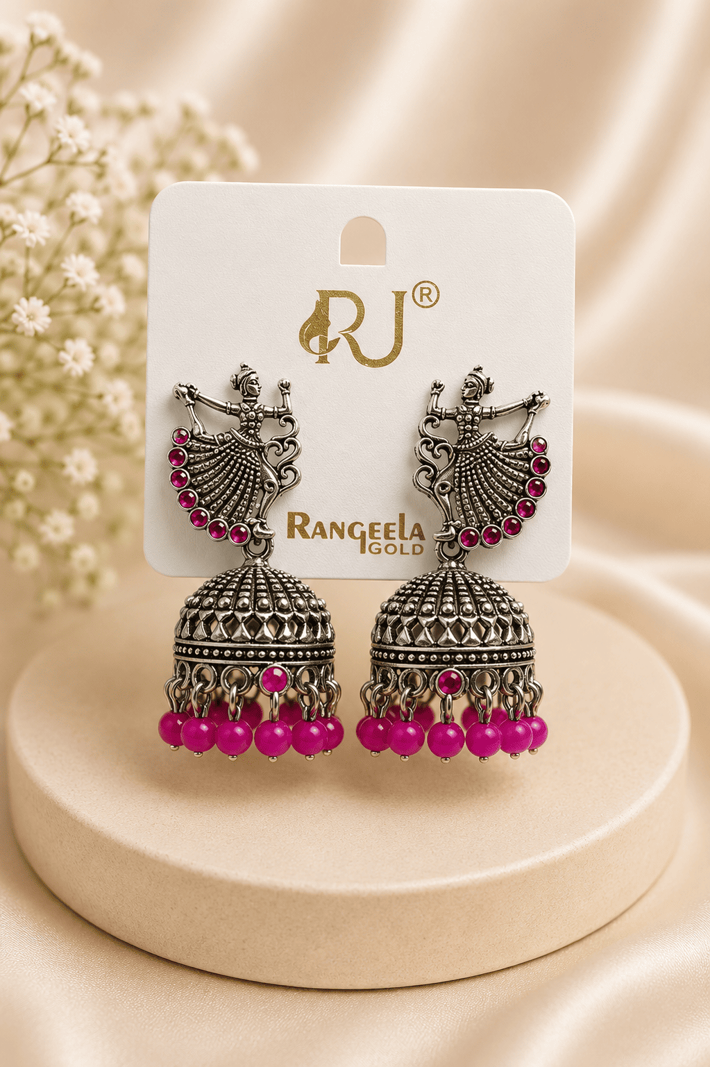 Dancing girl jhumka