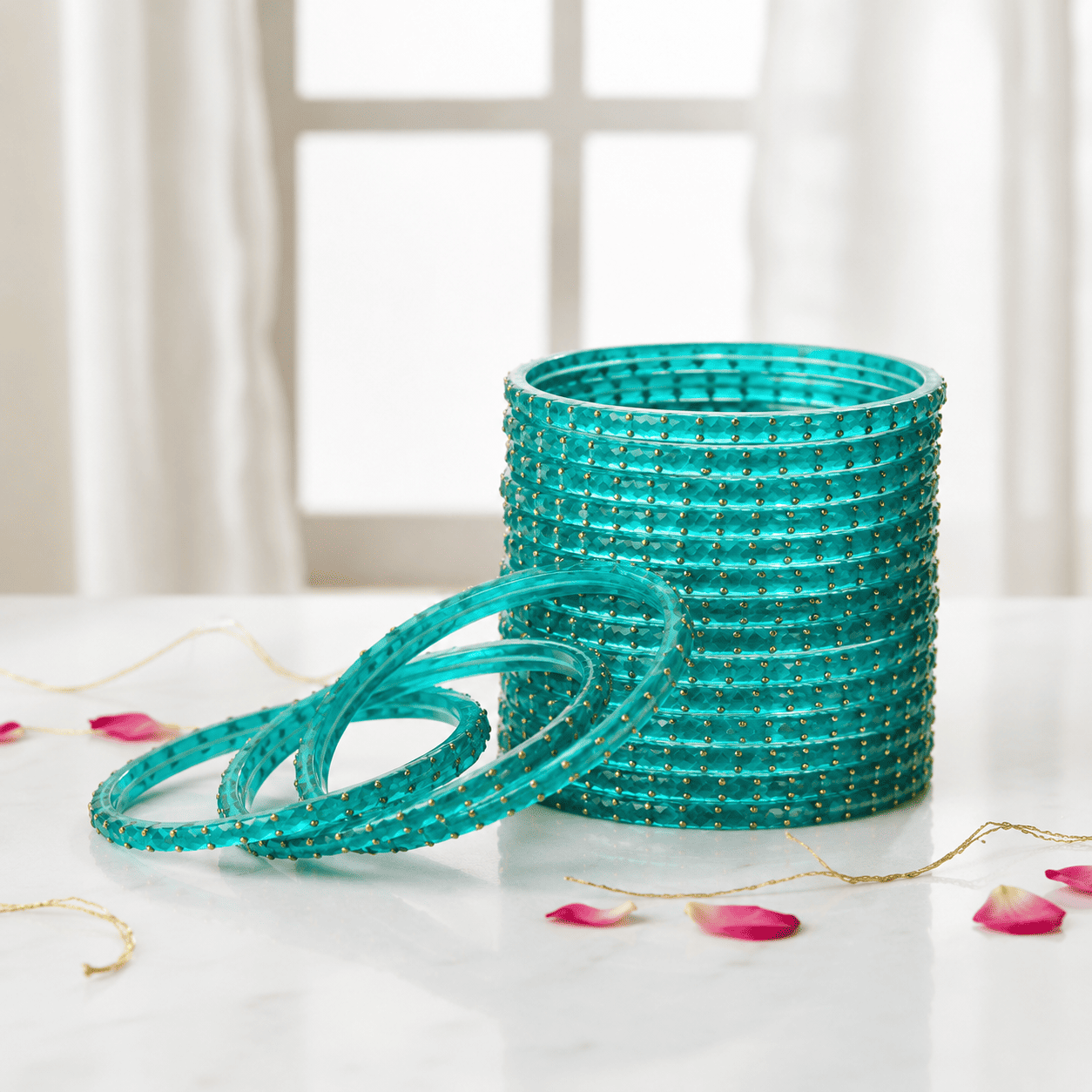 Rain drop bangles